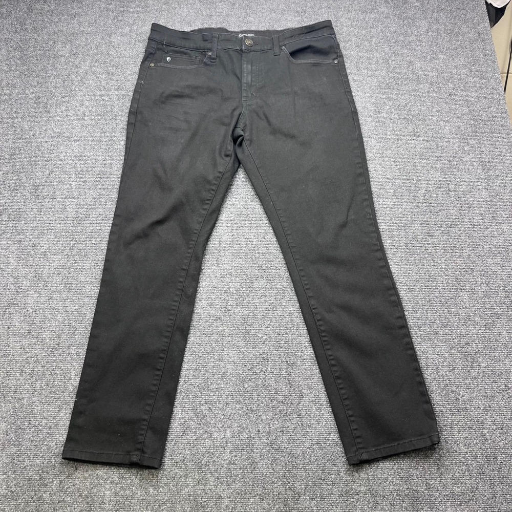 Fried Denim Moto Streetwear Biker Black Slim Fit Pants